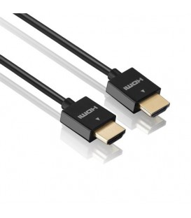 High Speed HDMI-Kabel mit Ethernet, Super Slim 1,00m